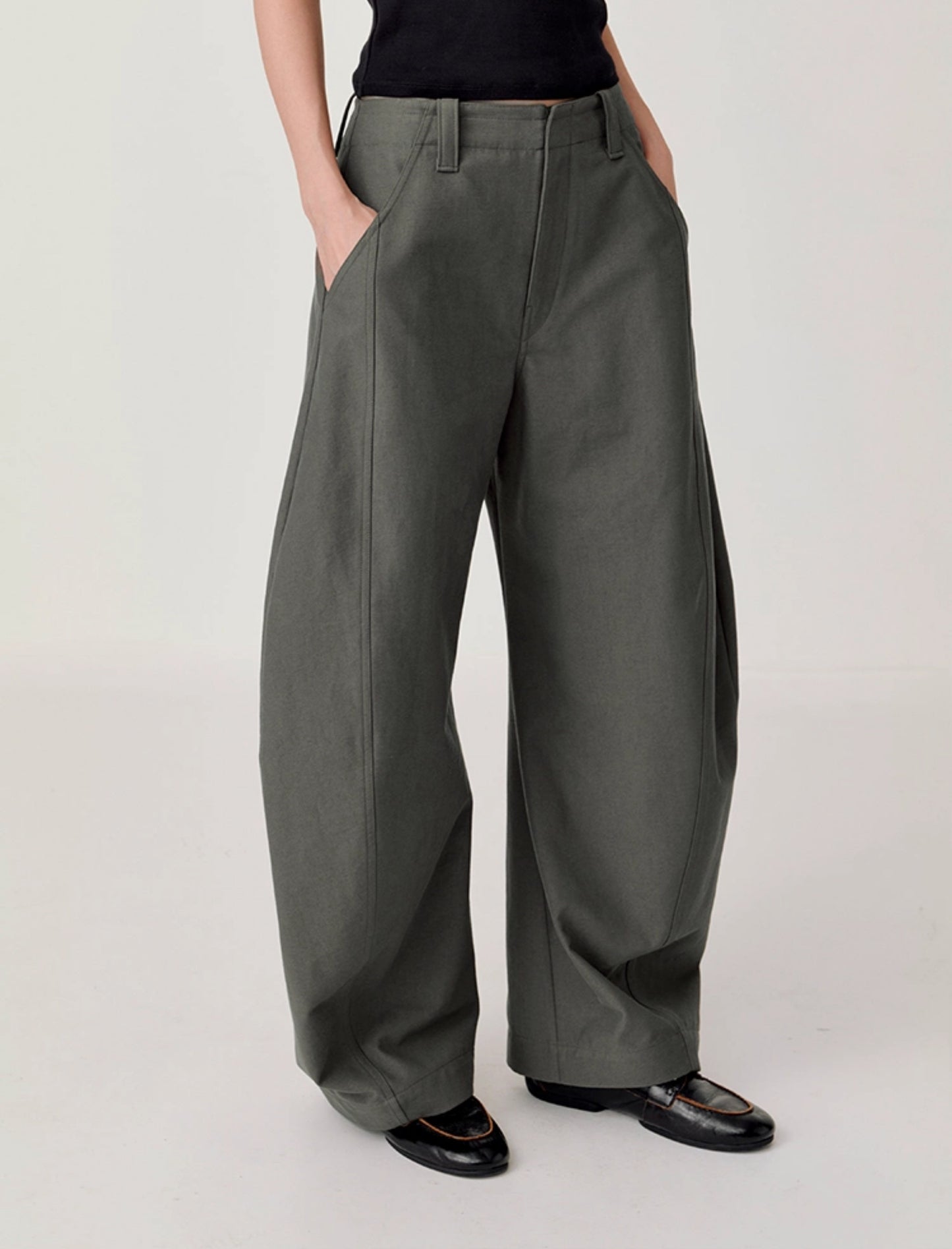 Vintage Cotton Casual Pants