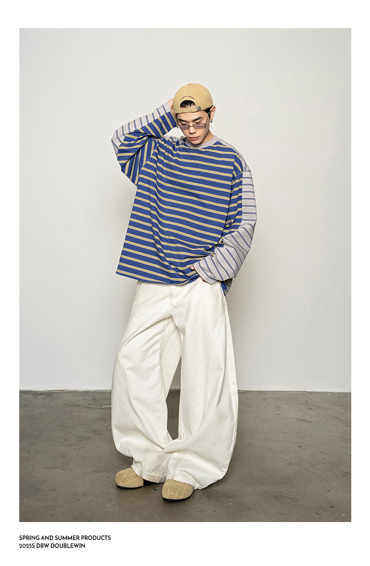 Contrast Stripe T-Shirt