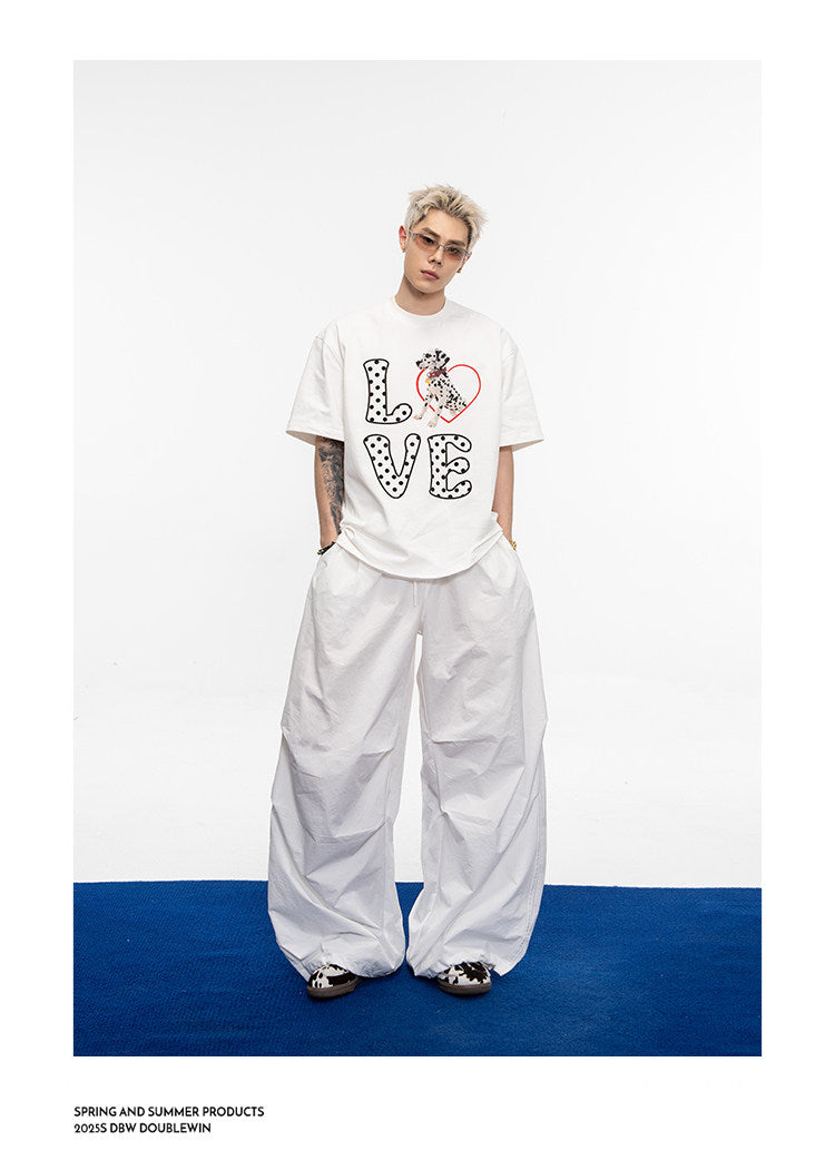 Polka Dot Cotton T-Shirt