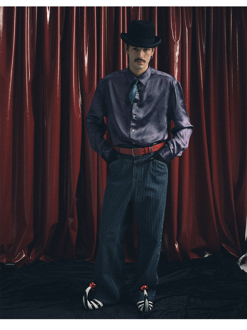 Retro Glossy Nylon Shirt