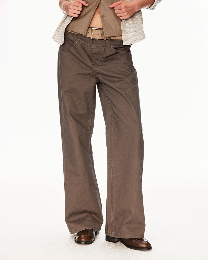 Loose-fit casual pants