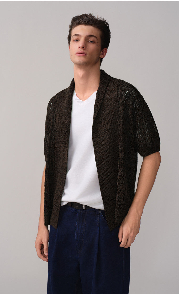 Breathable Knit Casual Cardigan