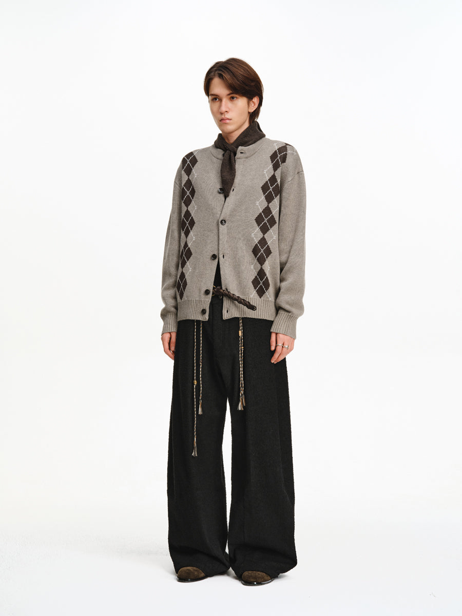 Custom-Woven Twill Casual Pants