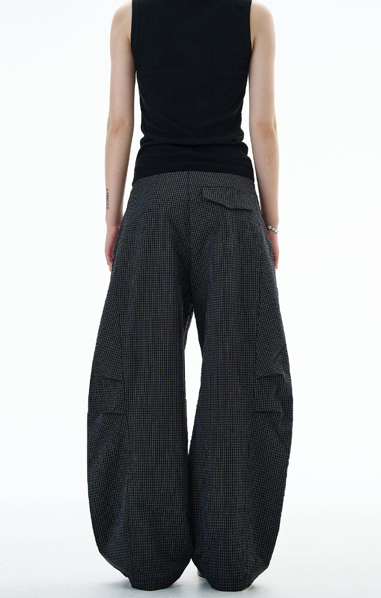 Double-Pleated Casual Pants