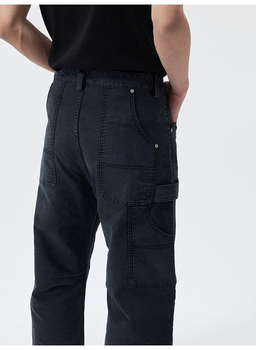 Cotton Moleskin Cargo Pants