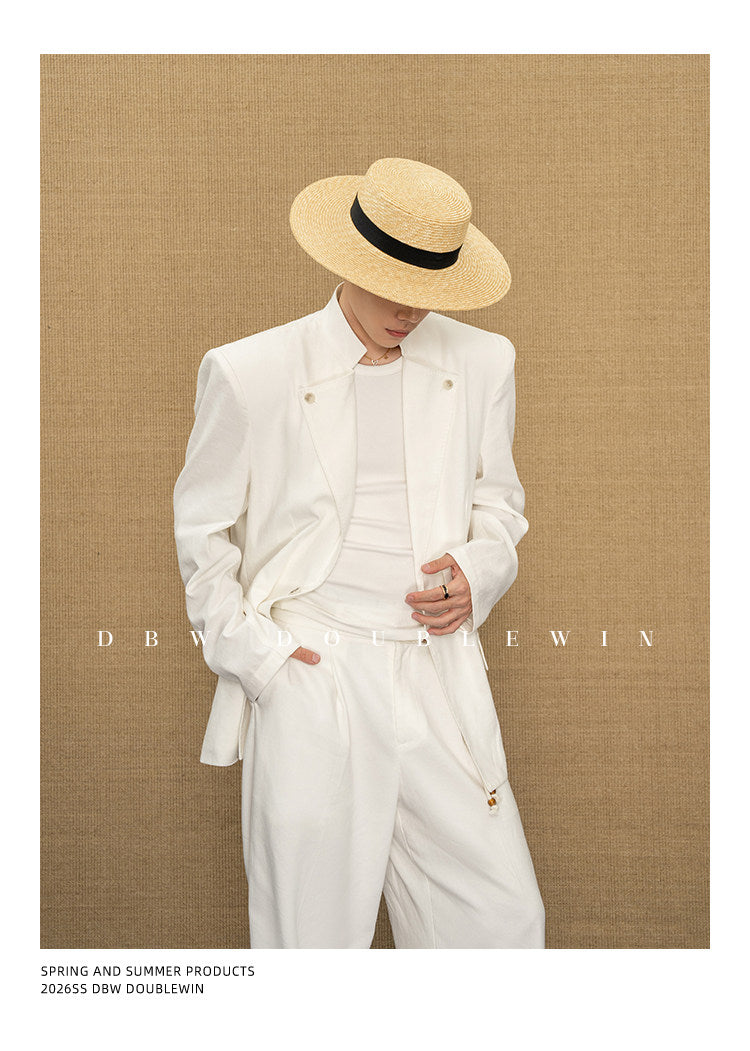 Tencel and Linen Blend Jacket