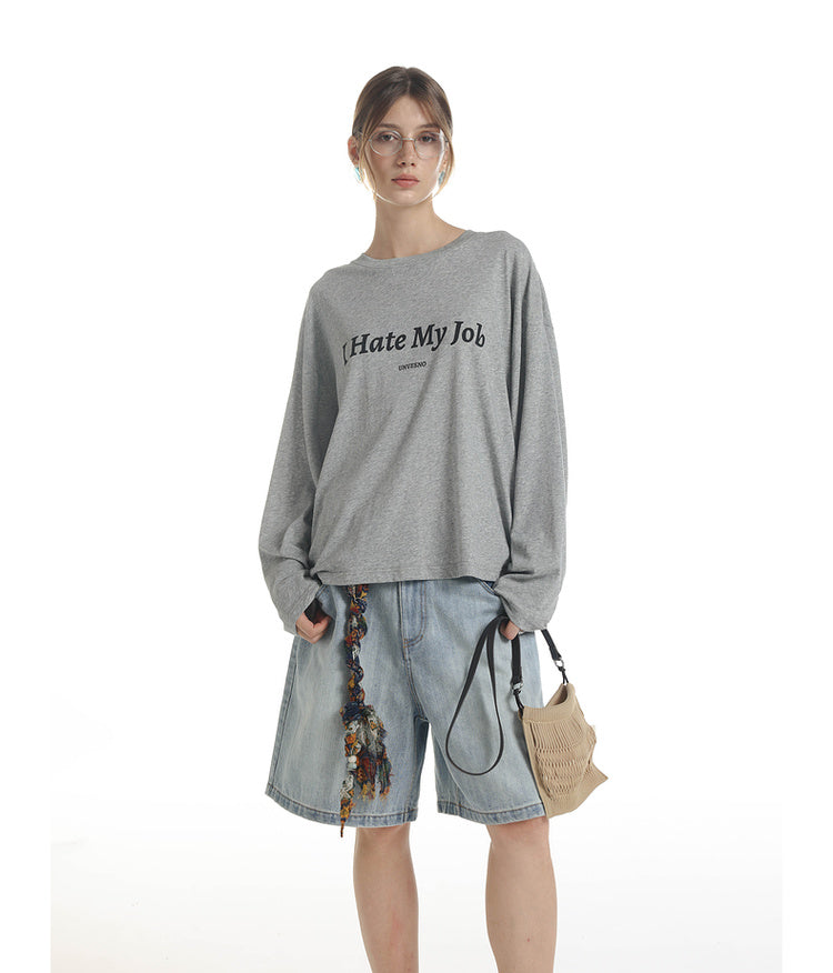 Slogan Print T-Shirt