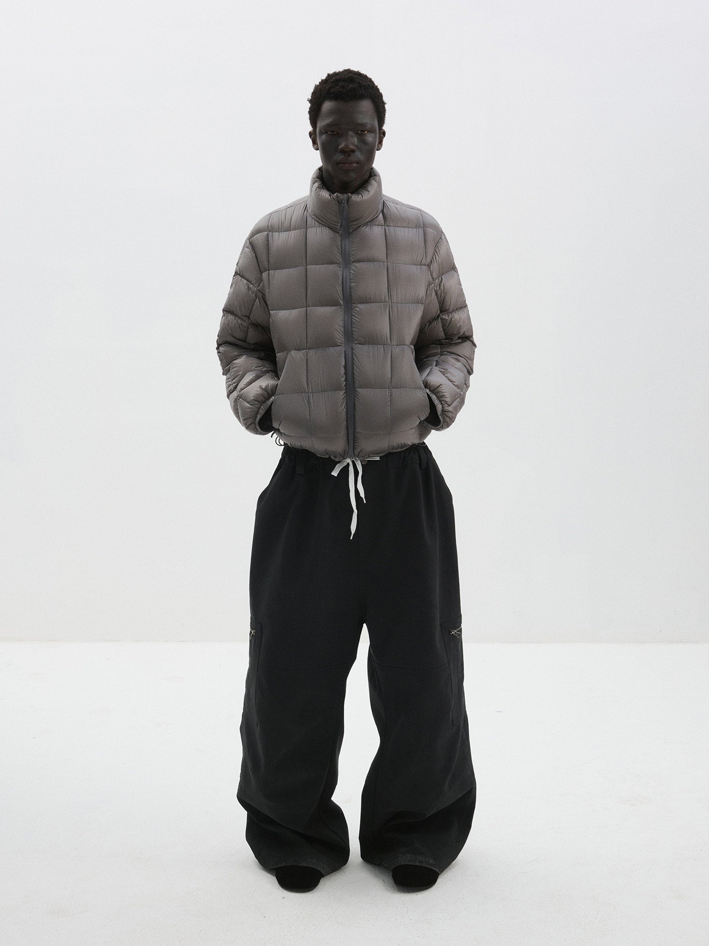 Casual Pants with Elastic Drawstring
