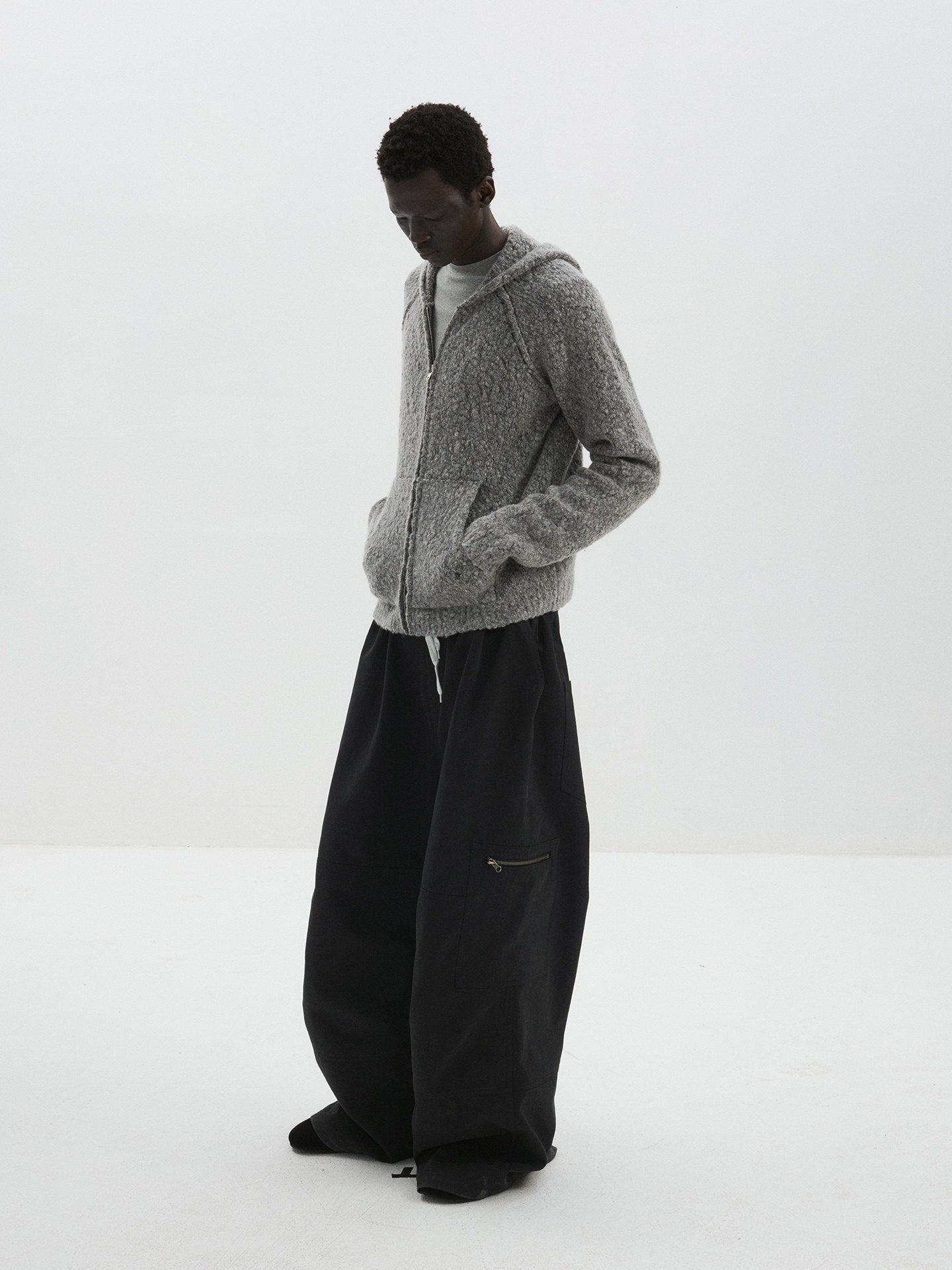 Casual Pants with Elastic Drawstring