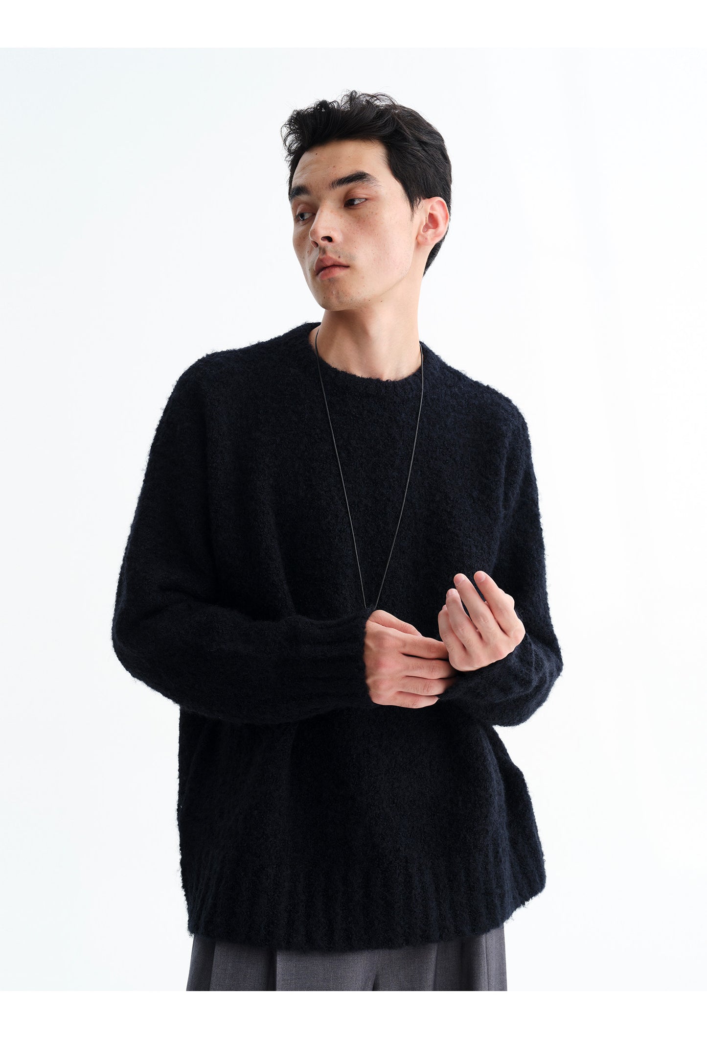 Heavyweight Wool Blend Sweater