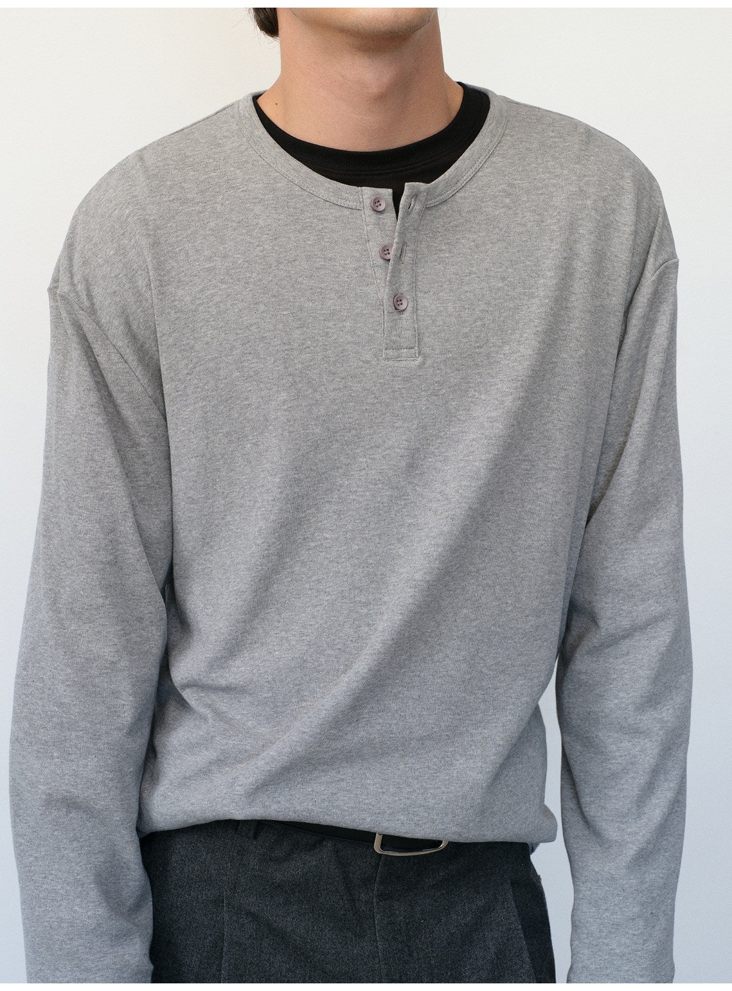 Henry Collar Base Layer T-Shirt