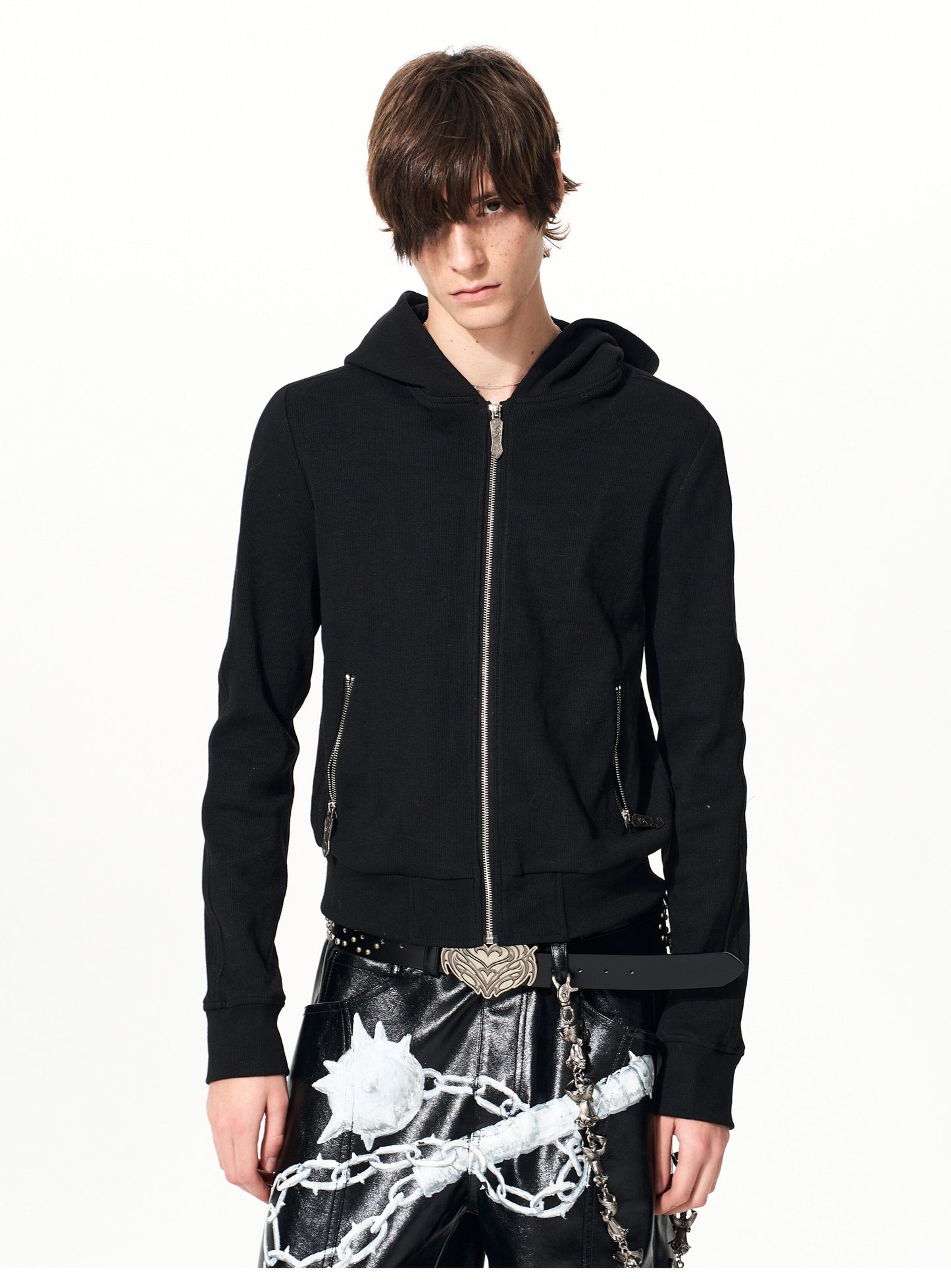 Skull & Cross Zipper Hoodie