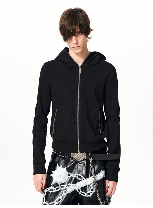 Skull & Cross Zipper Hoodie