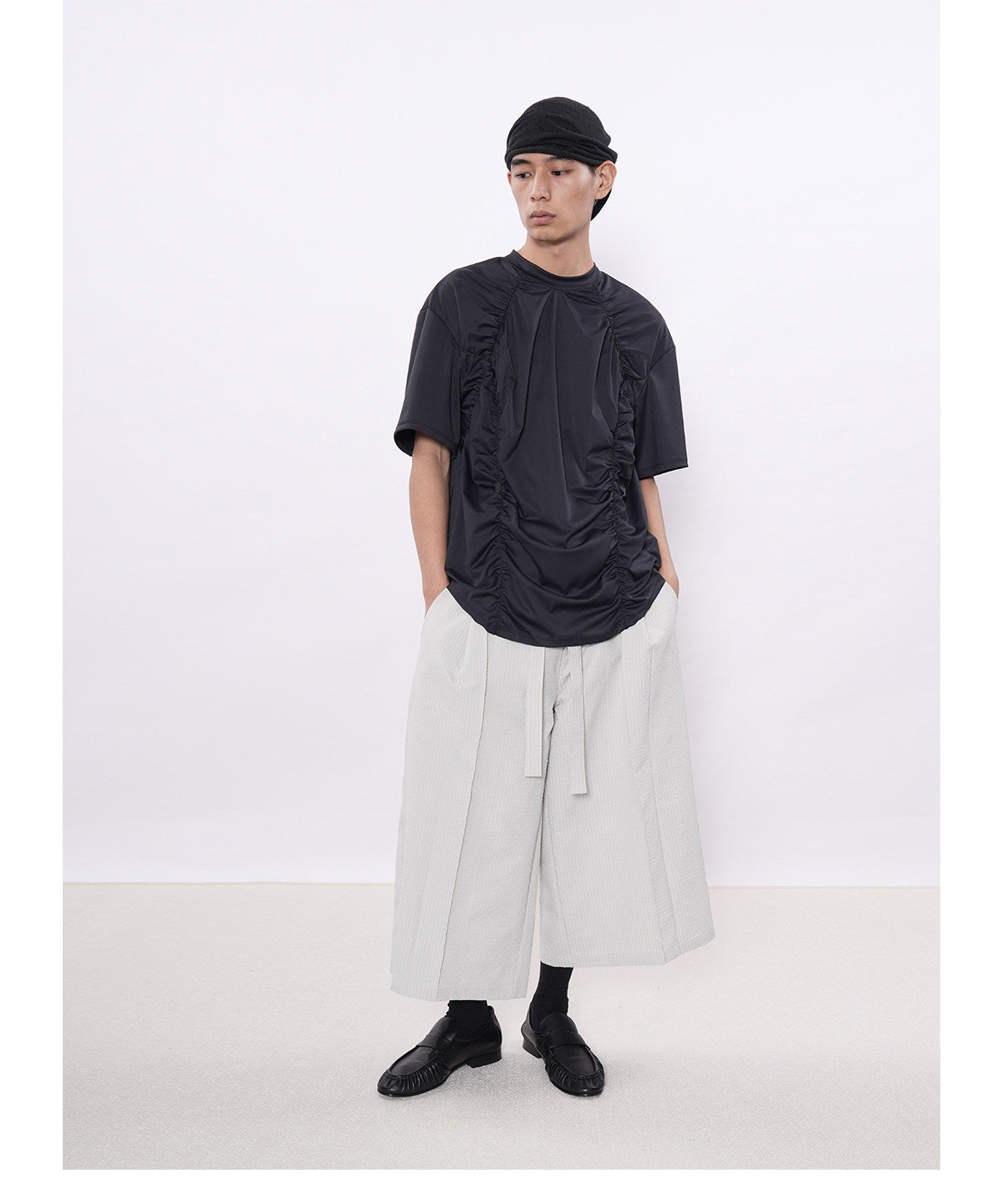 Pleated Workout T-Shirt