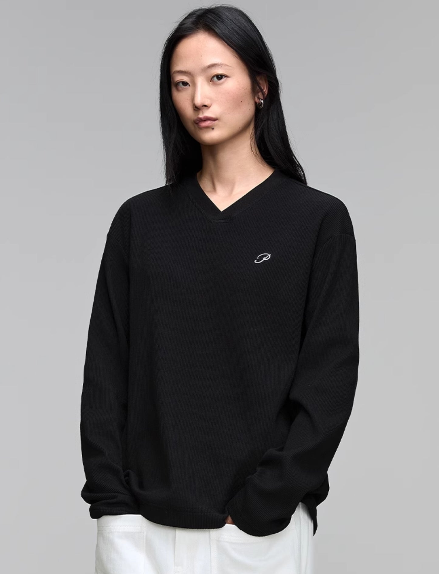 Waffle Embroidery T-Shirt