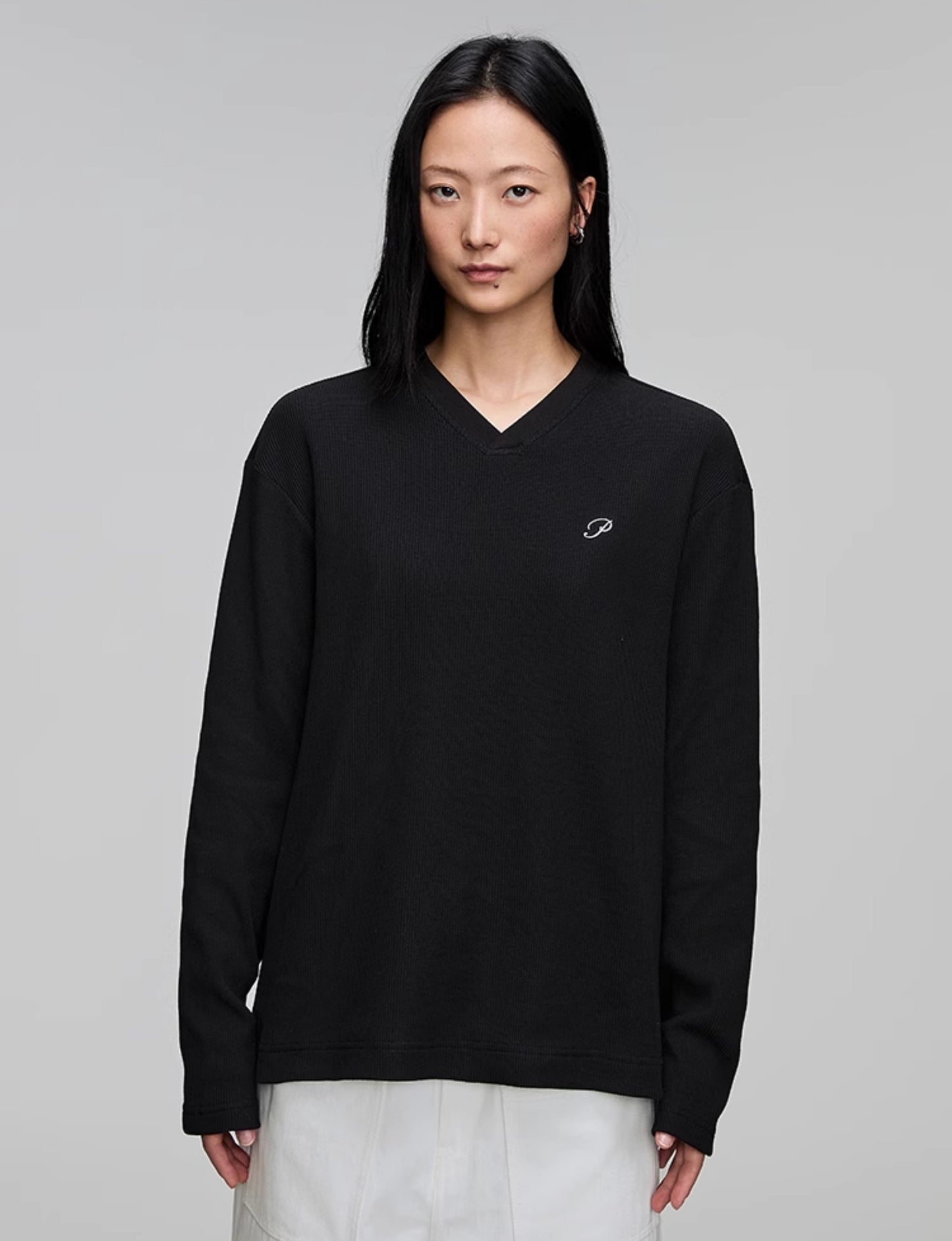 Waffle Embroidery T-Shirt