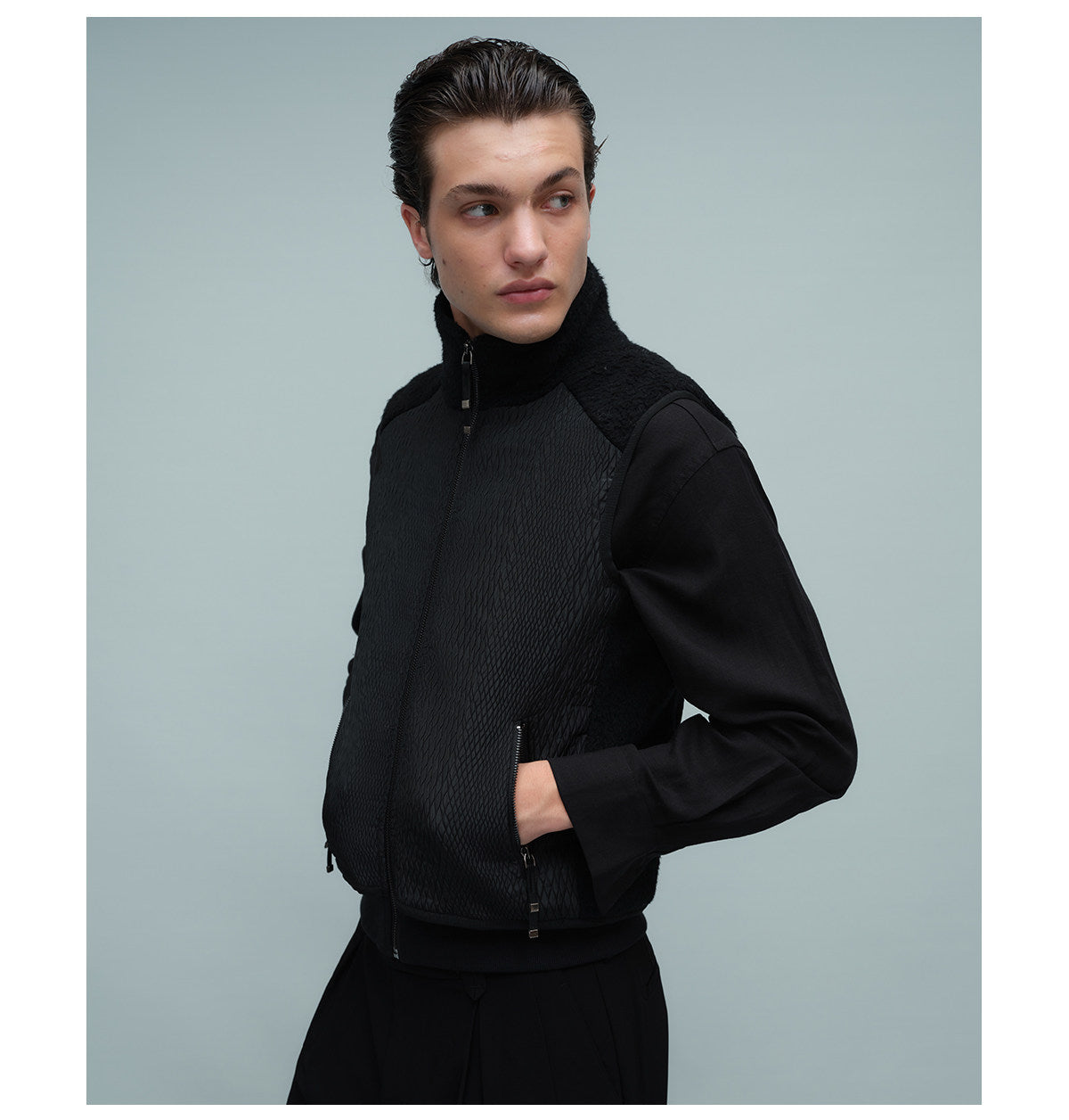 Crepe-Blend Vest