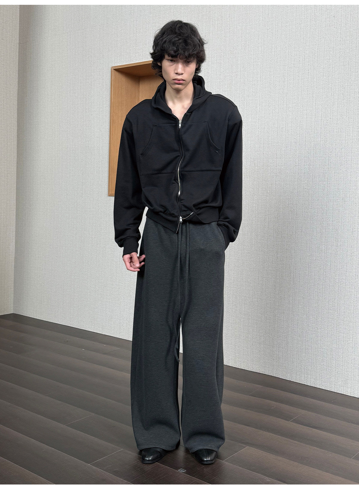 Low-Waist Fleece-Lined Sweatpants