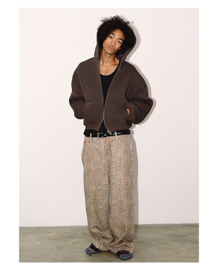 Oversized Zip-Up Sweatshirt
