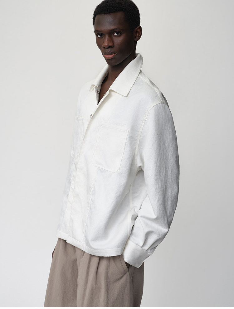 Patch-Pocket Casual Jacket
