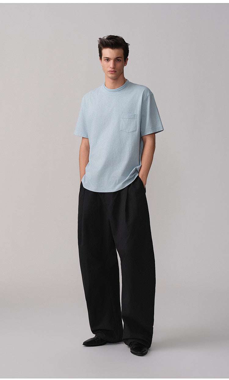 Pocket Round-Neck T-Shirt