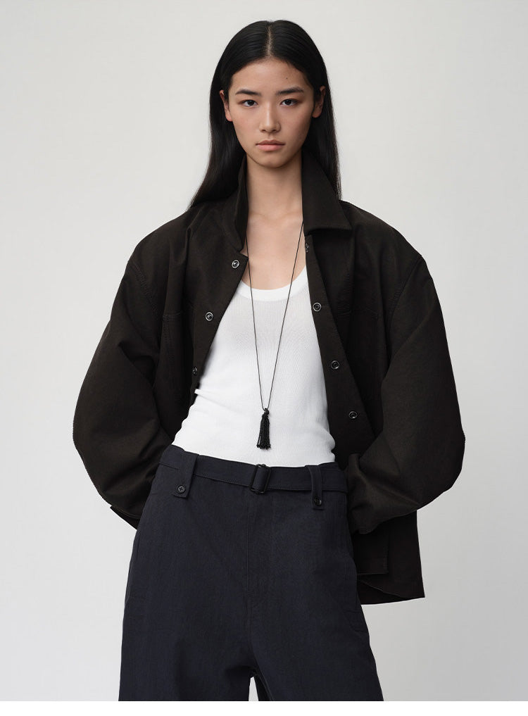 Patch-Pocket Casual Jacket