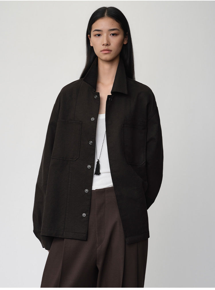 Patch-Pocket Casual Jacket