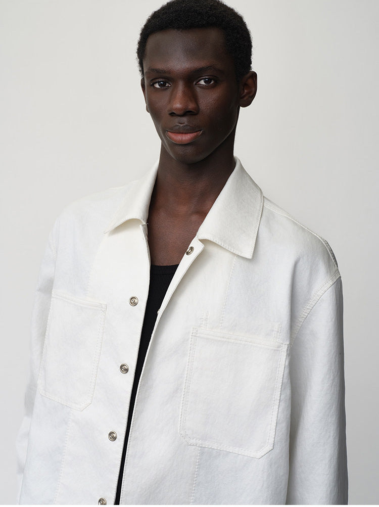 Patch-Pocket Casual Jacket