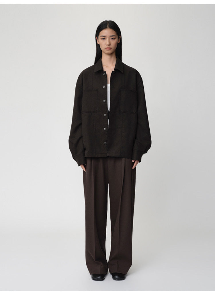 Patch-Pocket Casual Jacket