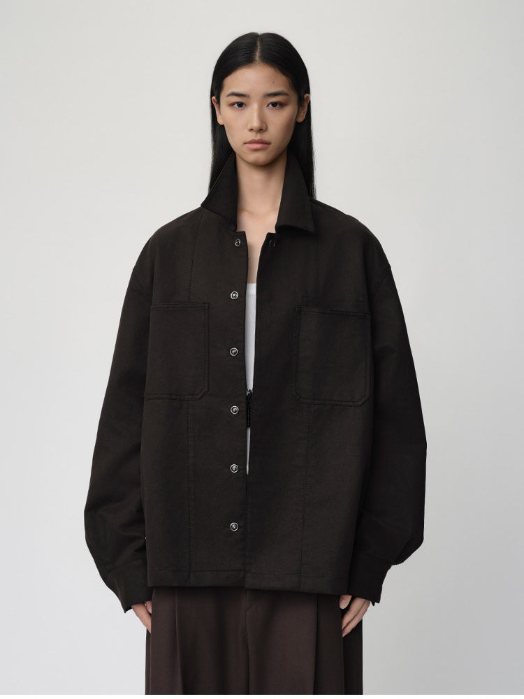 Patch-Pocket Casual Jacket