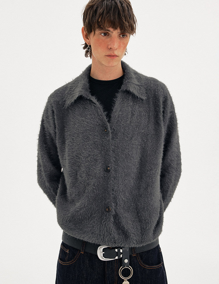Relaxed Style Soft V-Neck Cardigan