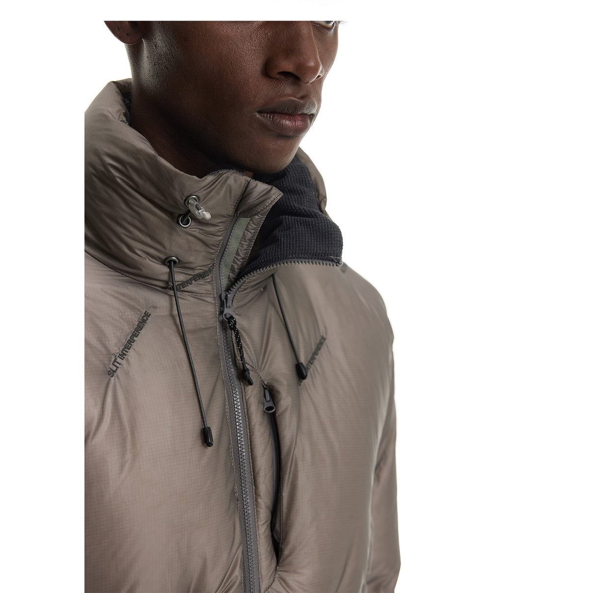 Lightweight Embroidered Down Jacket