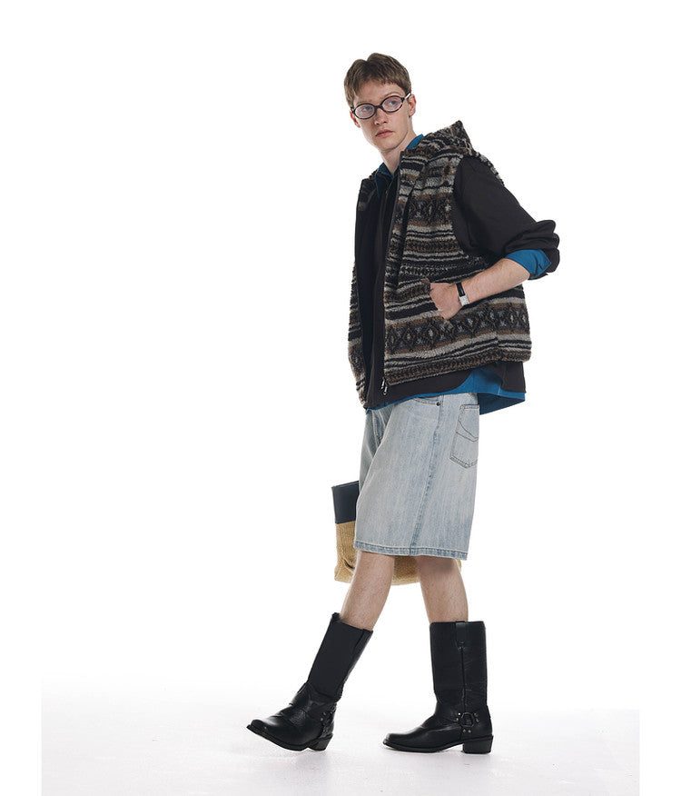 Fleece Hooded Vest