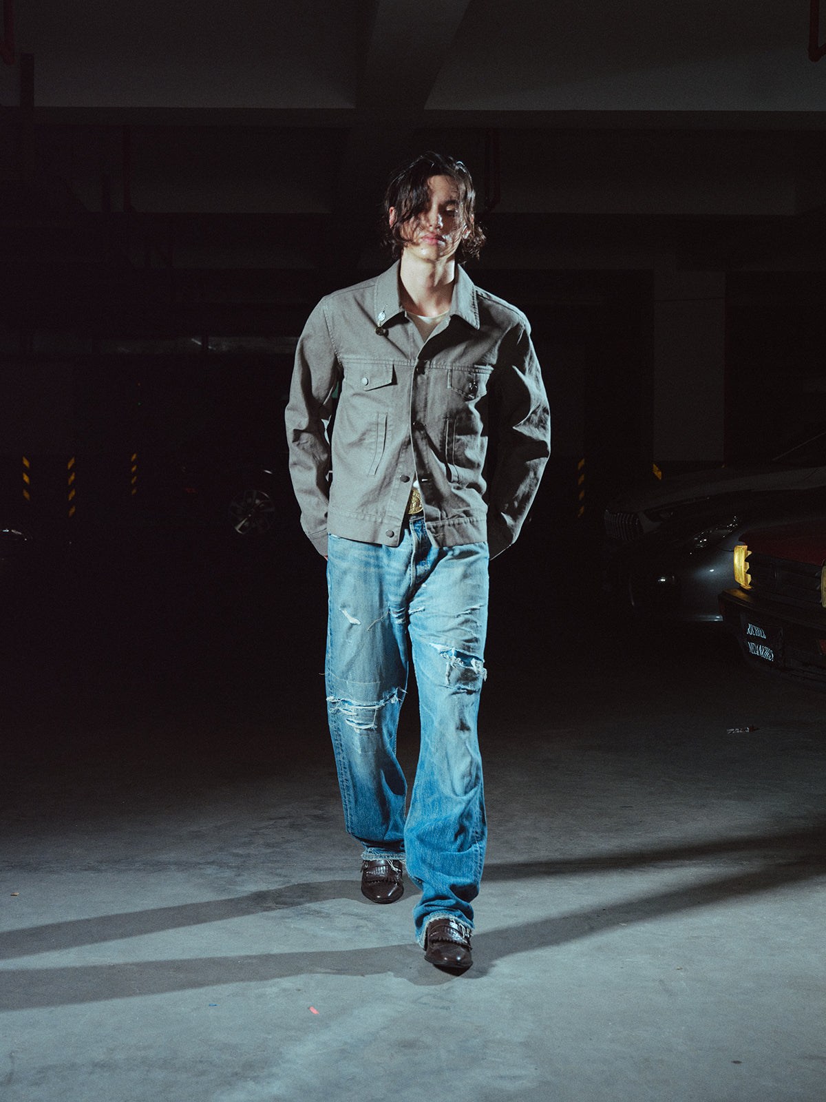 Printed Canvas Jacket