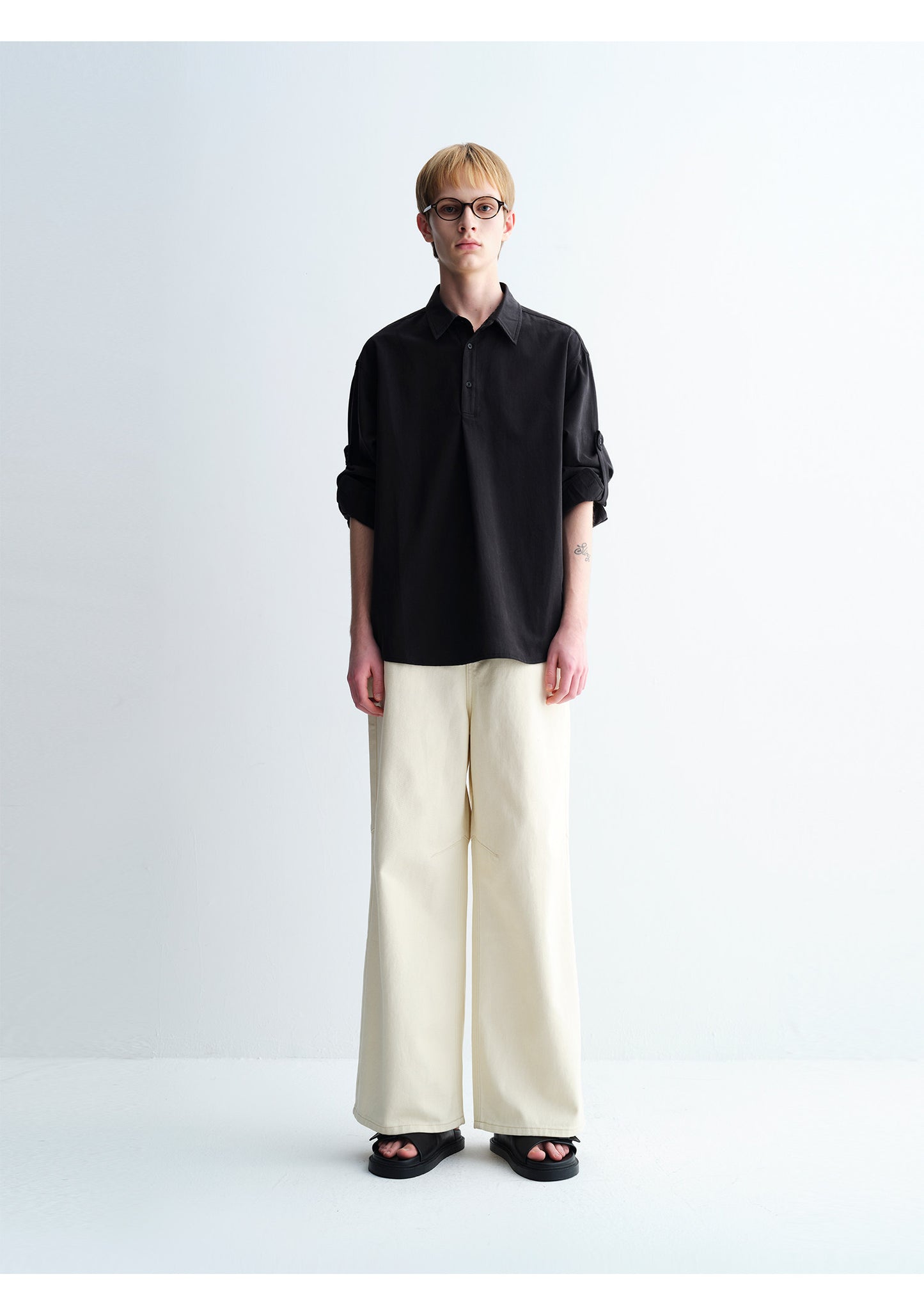 Half-Head Button-Down Shirt