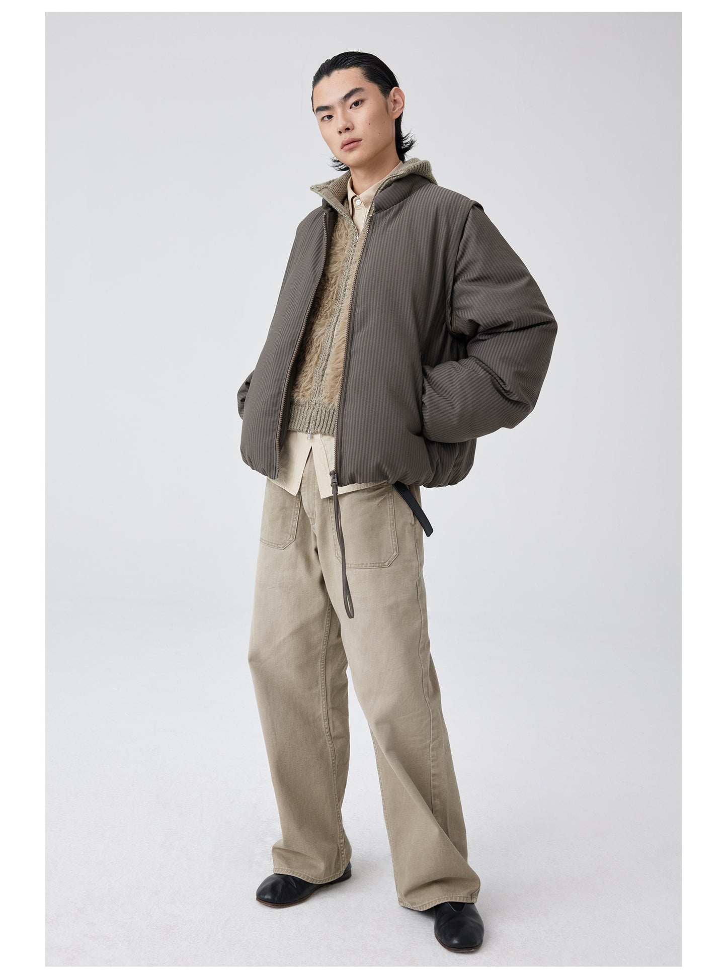 Detachable Sleeve Down Jacket