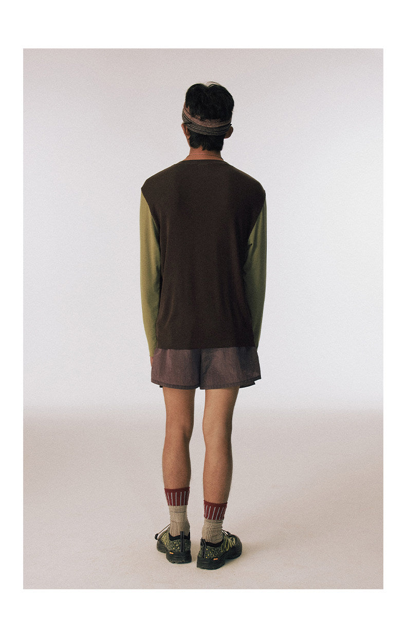 Flag-Print Running T-Shirt