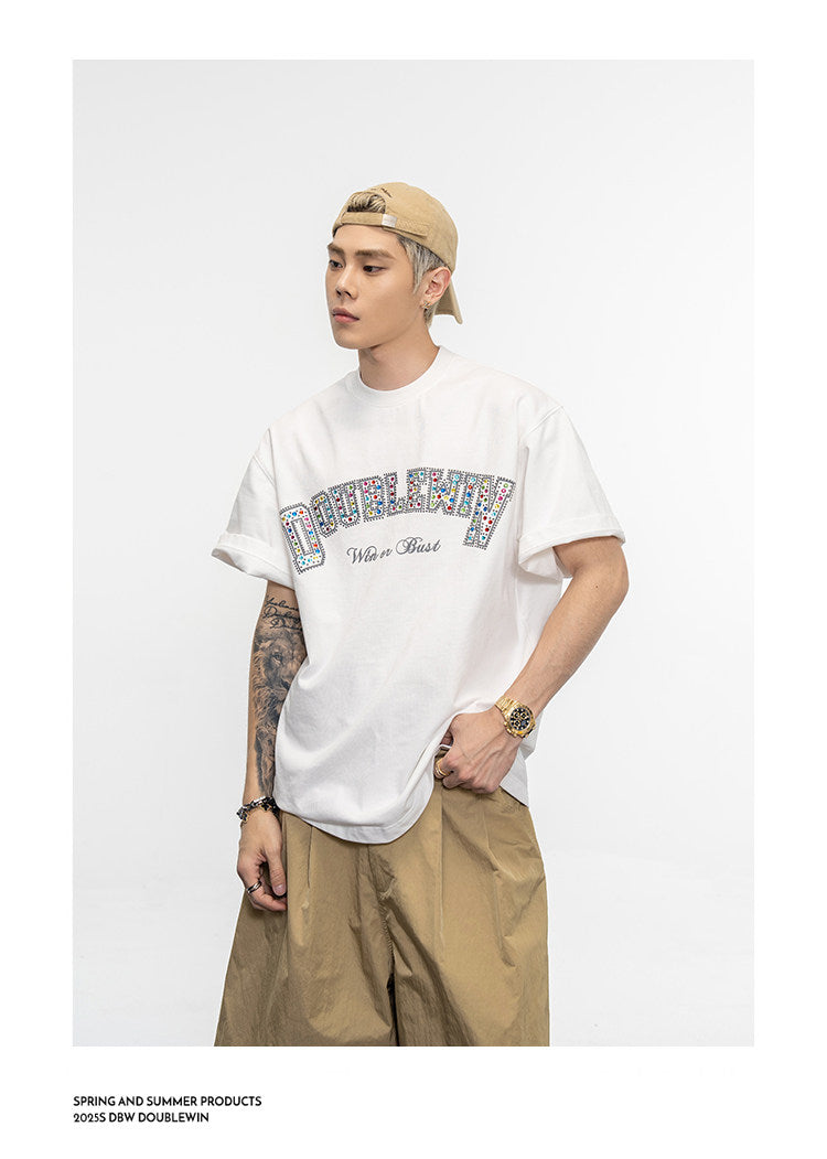 Loose-fit Round-Neck Casual T-Shirt
