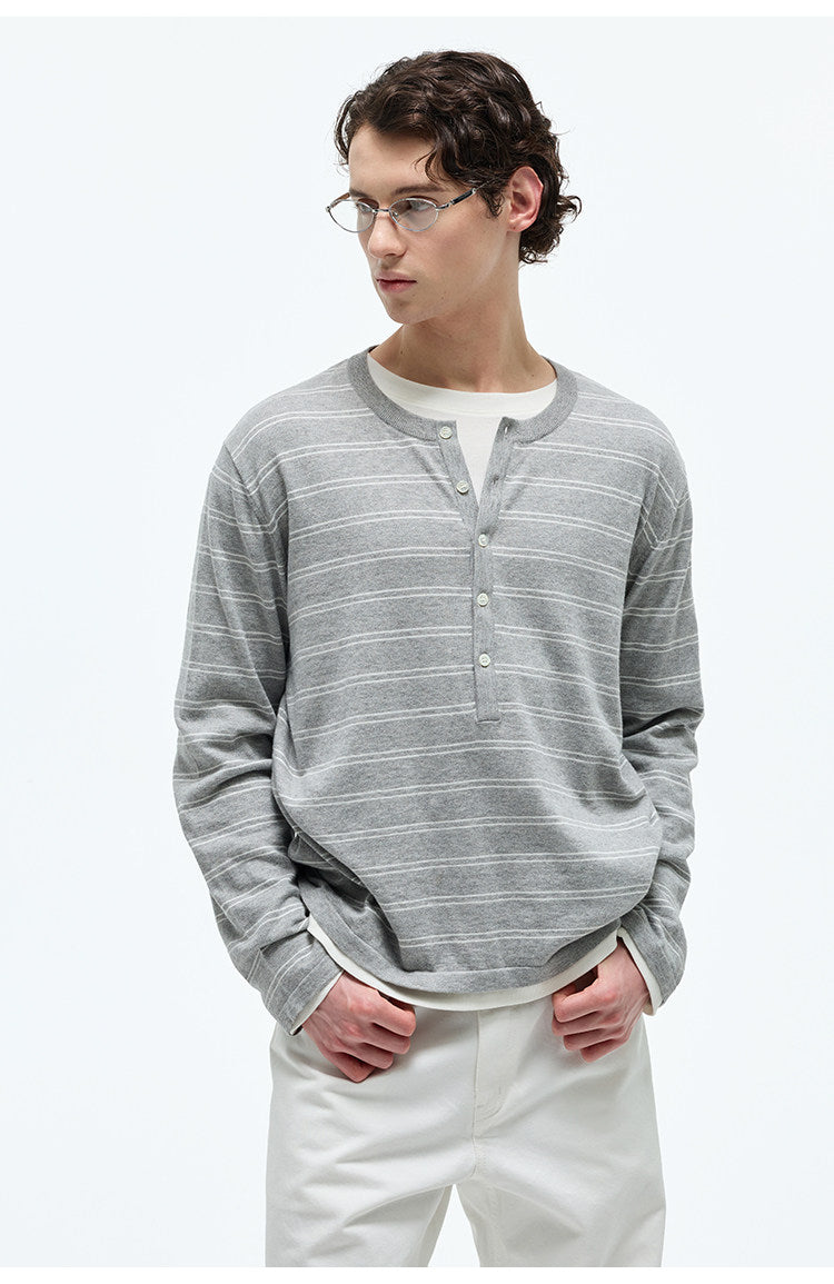 Natural Cotton Yarn T-Shirt