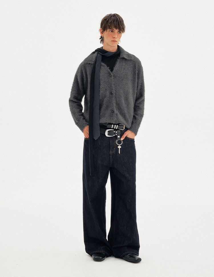Relaxed Style Soft V-Neck Cardigan