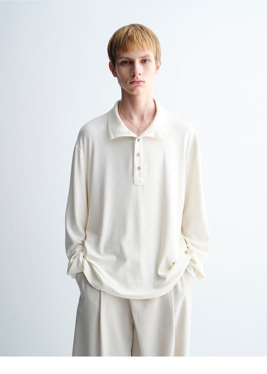 Half-Front Collar Shirt