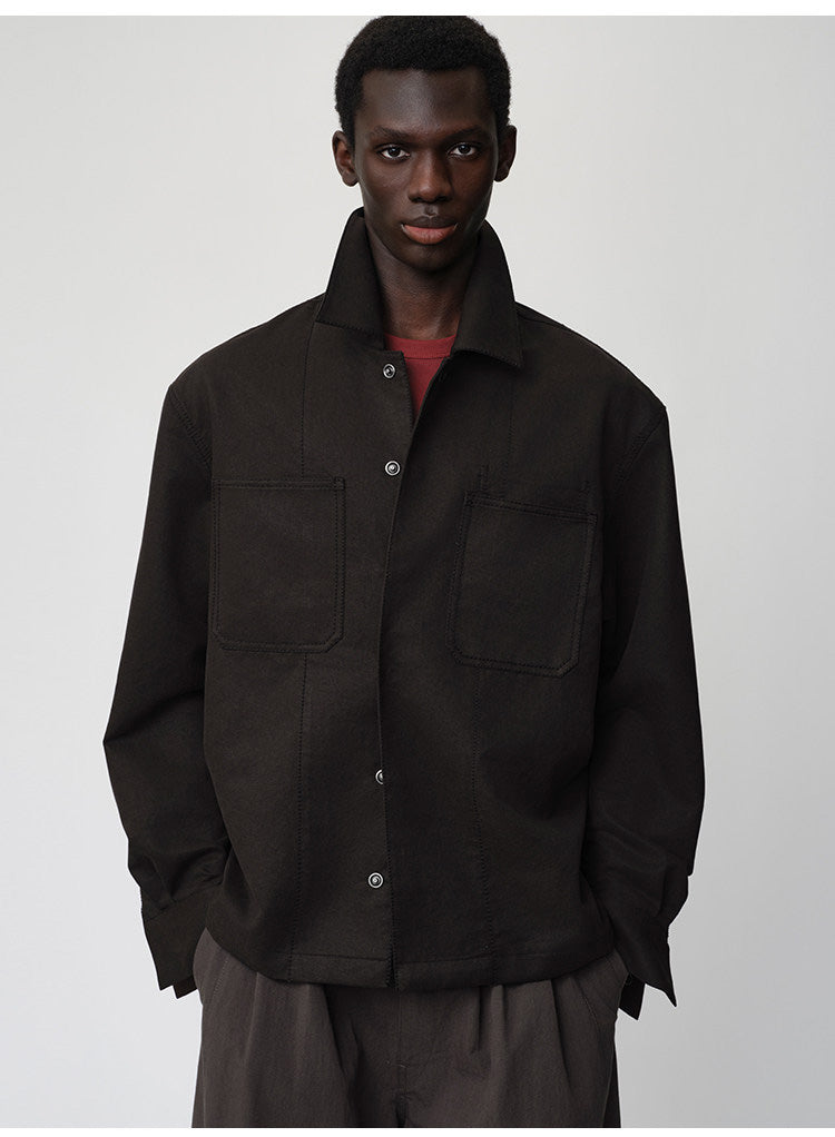 Patch-Pocket Casual Jacket