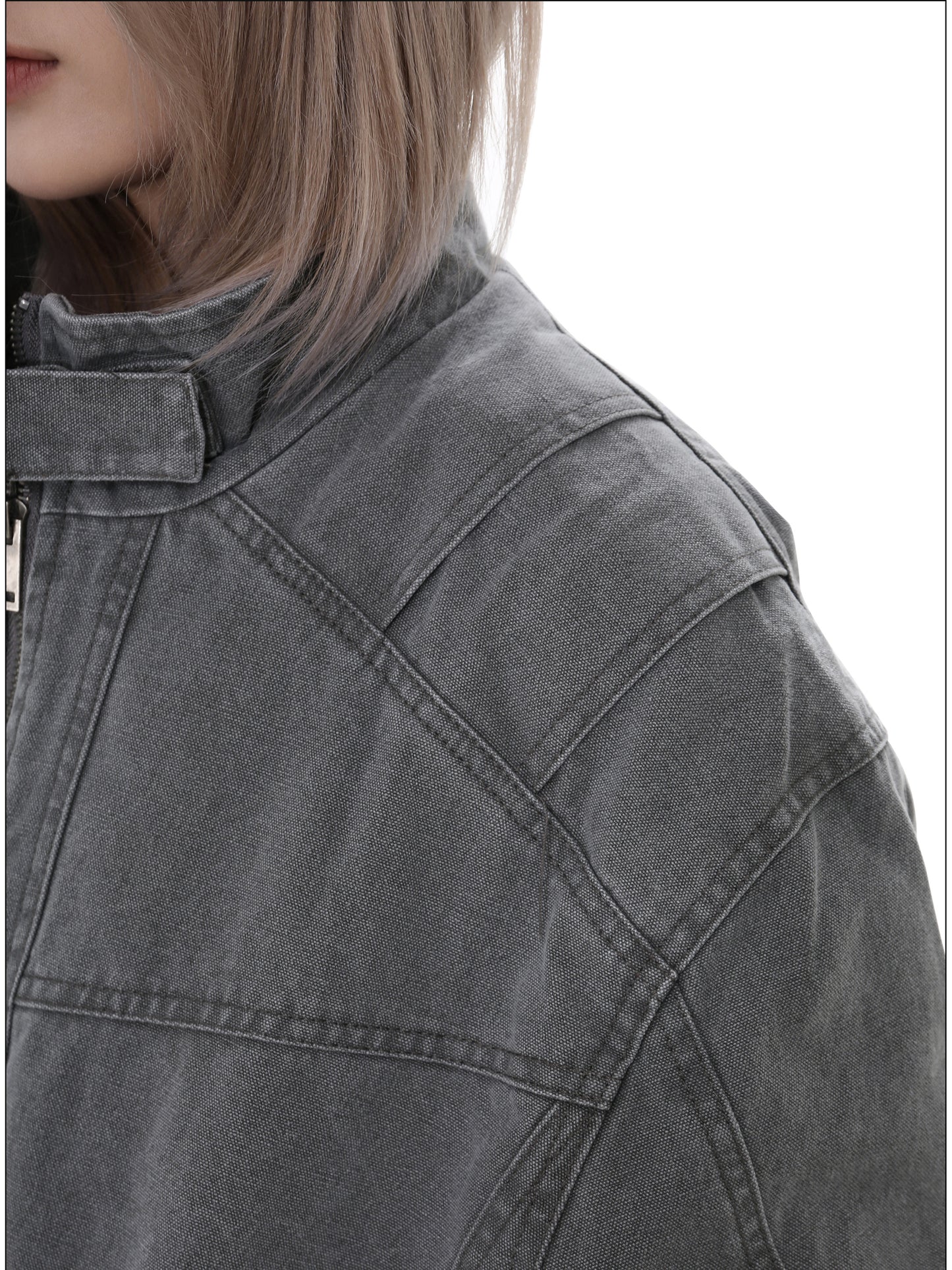 Washed and Damaged Heavyweight Jacket