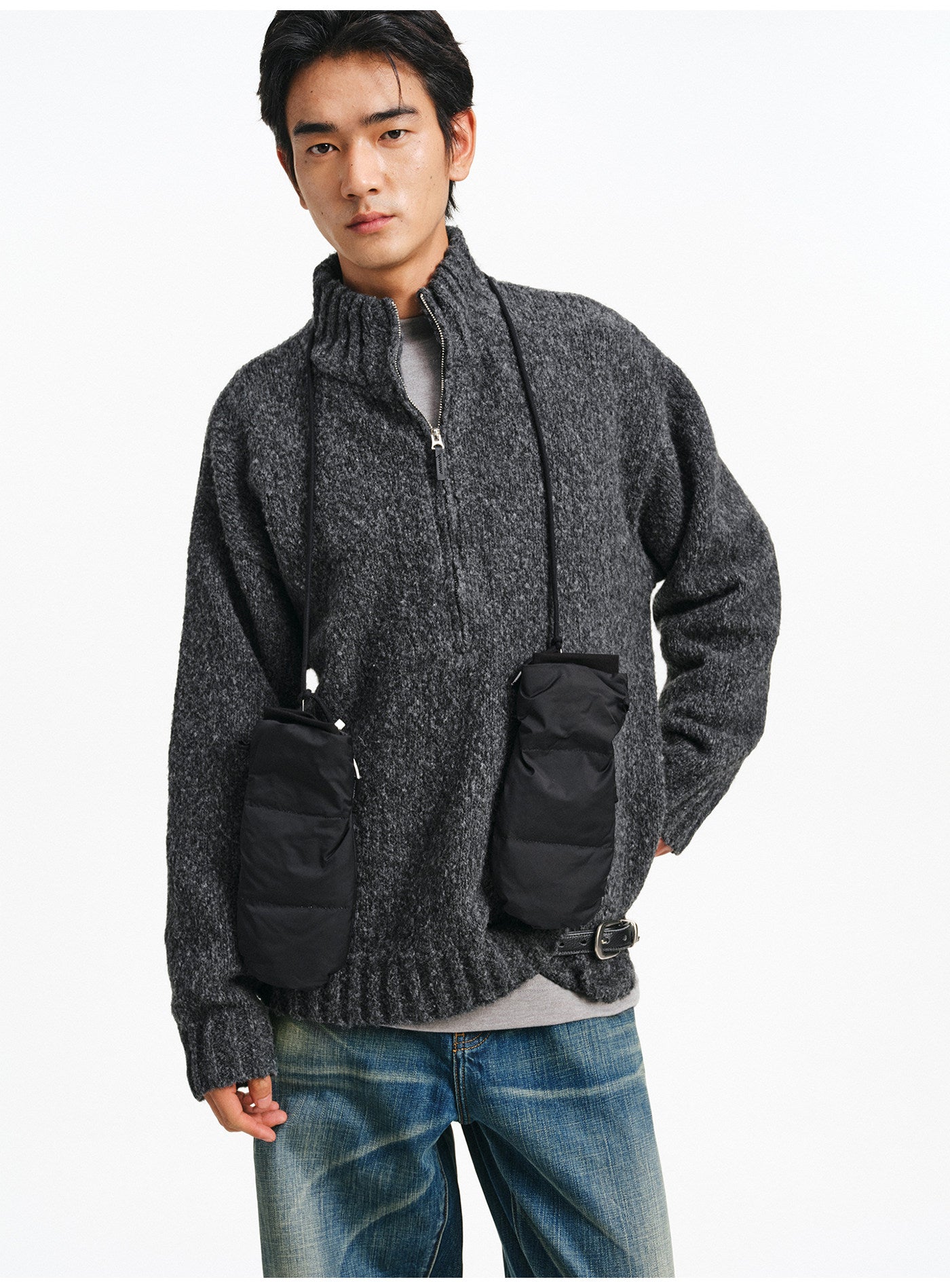 Open-neck sweater