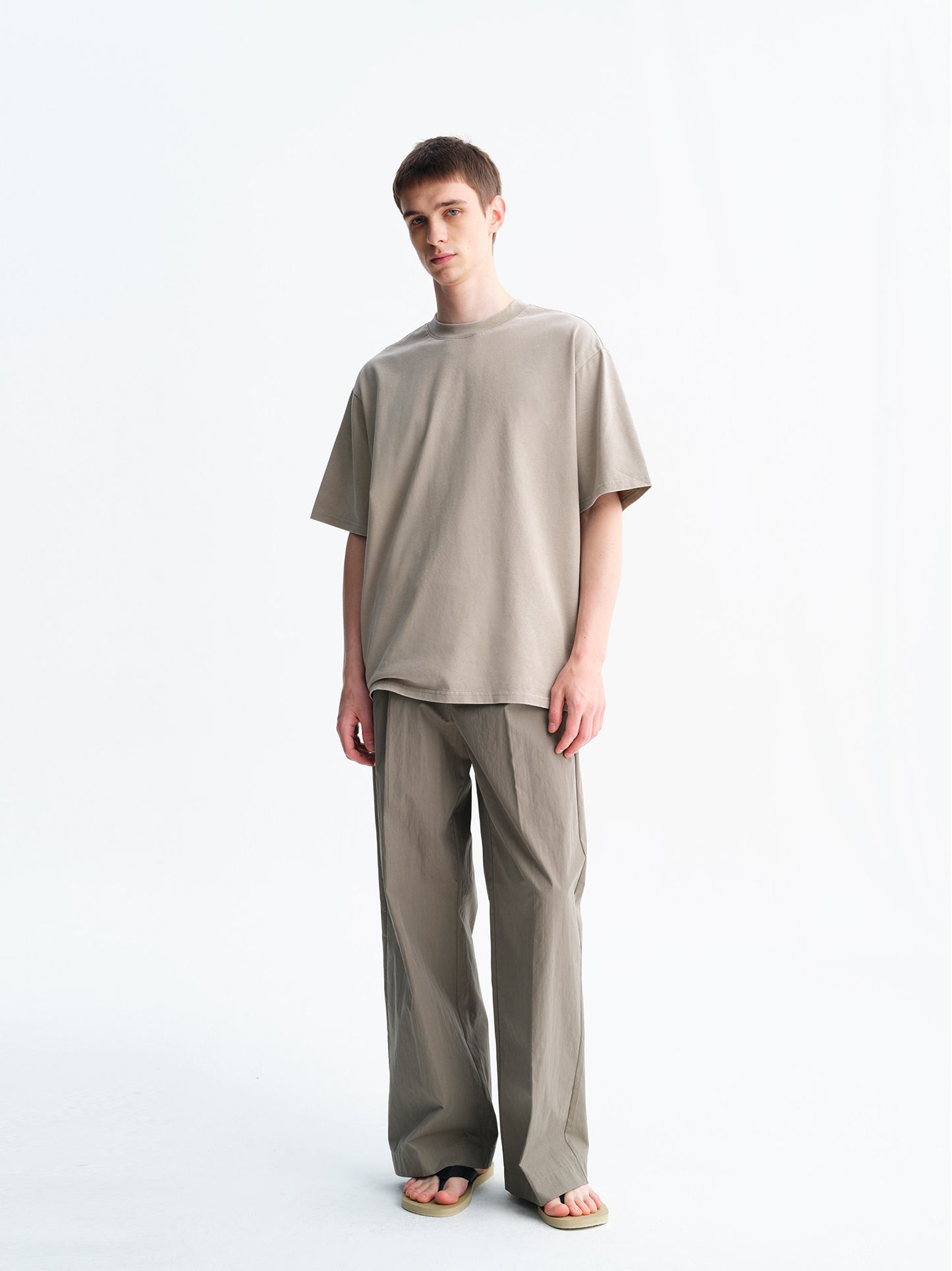 Casual Wide-Leg Pants with Detachable Belt