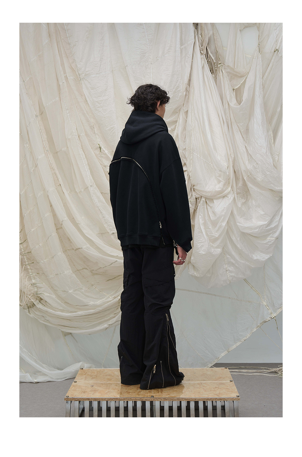 Detachable Zipper Sweatshirt