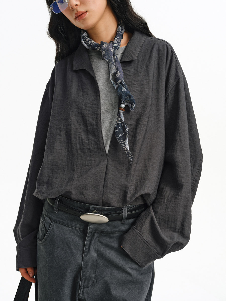 Mock Two-Piece Shirt