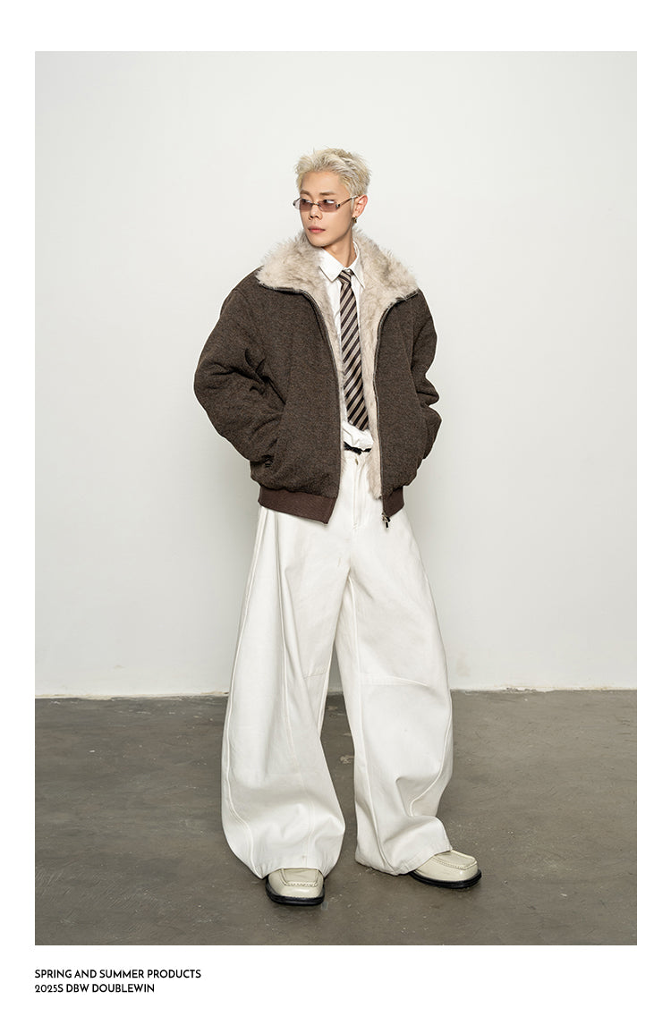 Thick Wool Knit Cardigan