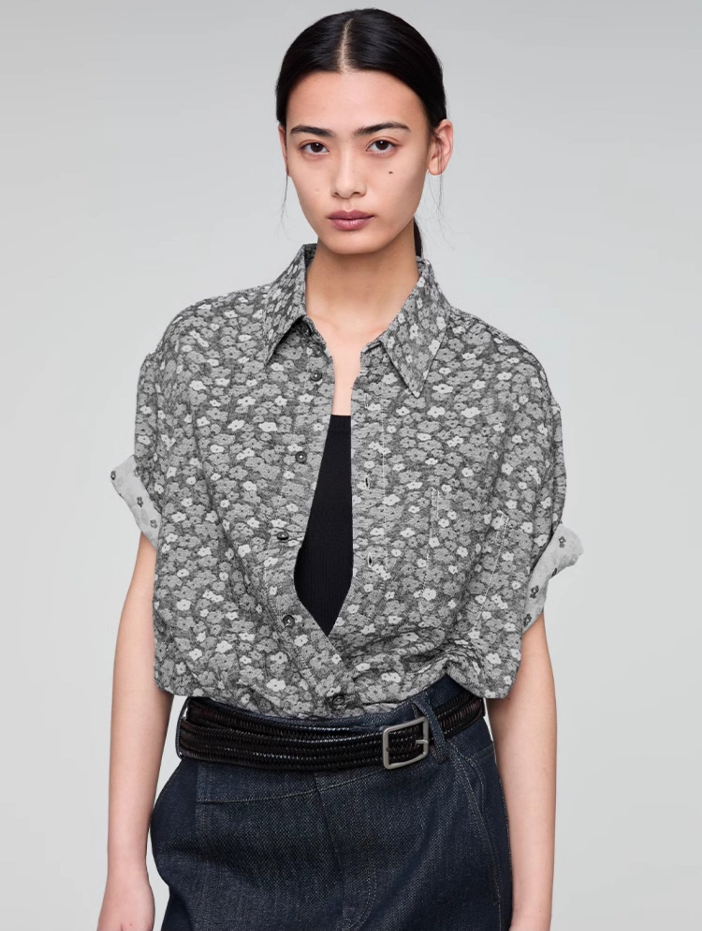 Retro Standard Collar Shirt