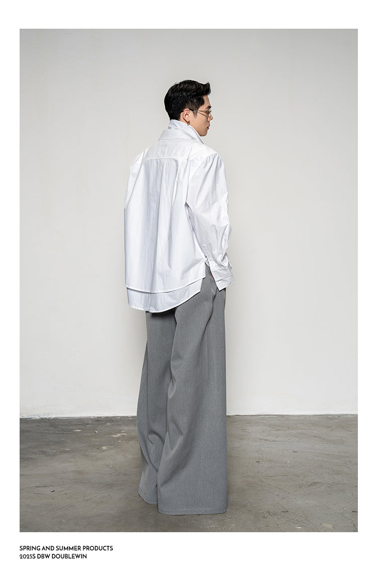 Fake Two-Piece Shirt